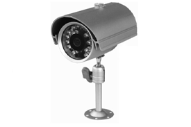 B-W-Outdoor-Camera-with-infrared-LEDs-and-motion-sensor